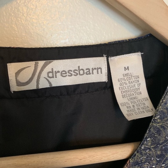 Vintage Black Wearable Art Floral Appliquéd Jacket Women's Size Medium - Picture 5 of 7